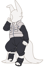 Ninja Costume - Black - B