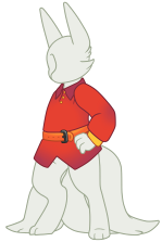 Crescent Collared Shirt - Hot Shot - A