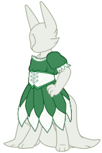 Witch's Dress - Emerald - A